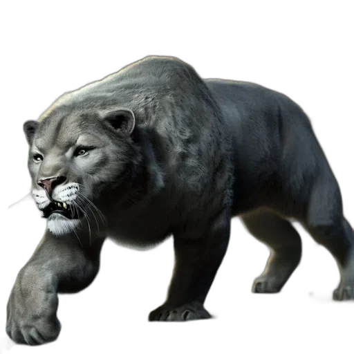 animal, creature, concept art, 3d render transparent PNG cut-out