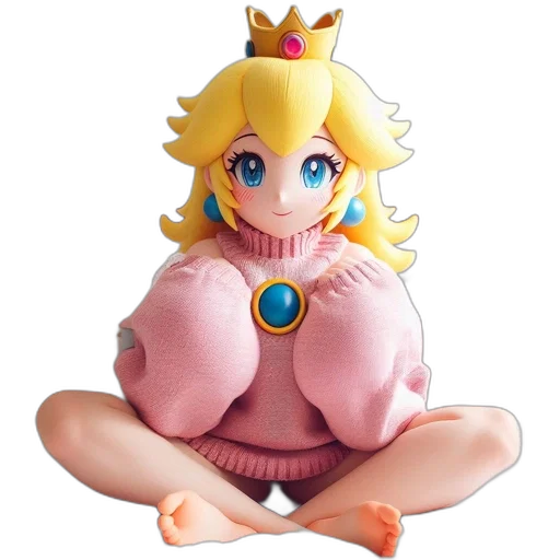 crown, dress, face, creature transparent PNG cut-out