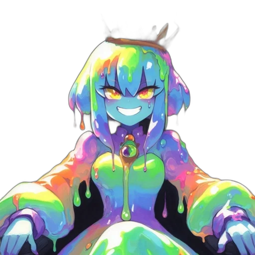 creature, robot, dress, crown transparent PNG cut-out