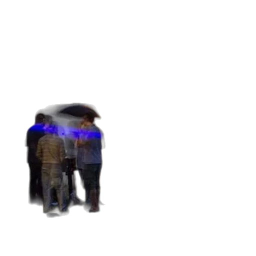 jacket, umbrella, staff, robot transparent PNG cut-out