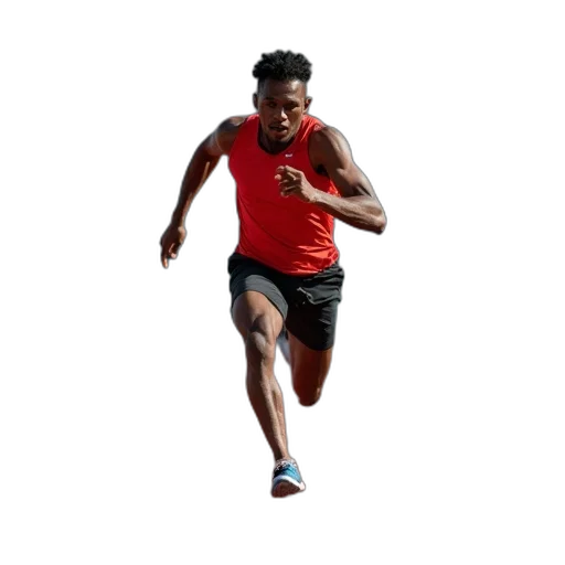 photorealistic, person, run, 200 transparent PNG cut-out