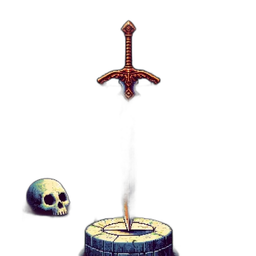 sword, weapon, staff, robot transparent PNG cut-out