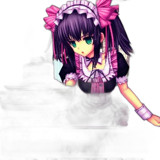 dress, staff, weapon, robot transparent PNG cut-out