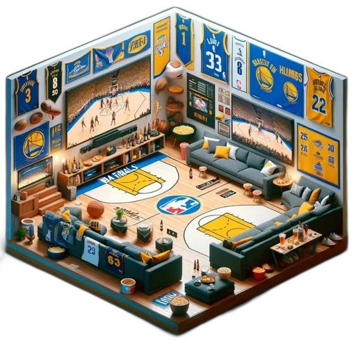 furniture, concept art, 3d render, pixel art transparent PNG cut-out
