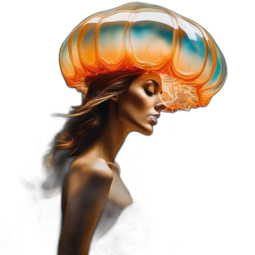 hair, hat, crown, face transparent PNG cut-out