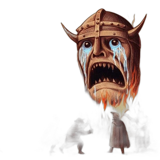 mask, face, creature, crown transparent PNG cut-out
