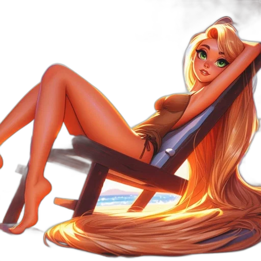 hair, dress, concept art, fantasy art transparent PNG cut-out
