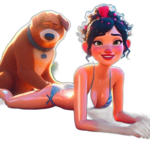 concept art, cartoon, fantasy art, 3d render transparent PNG cut-out