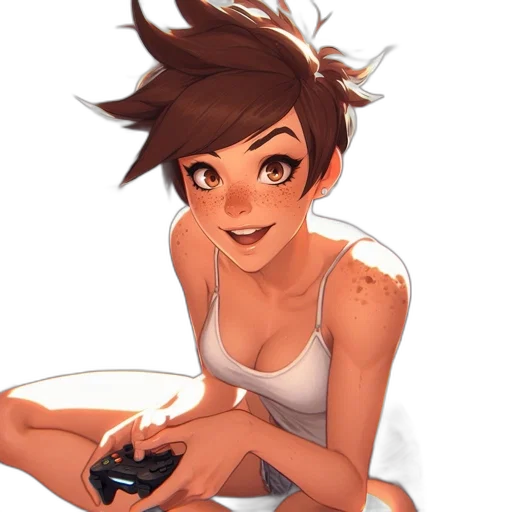 weapon, dress, face, concept art transparent PNG cut-out