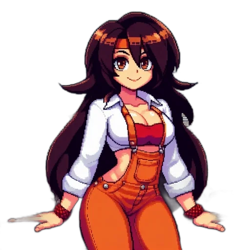 staff, dress, pixel art, concept art transparent PNG cut-out
