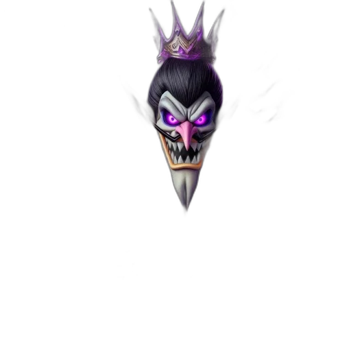 mask, face, crown, creature transparent PNG cut-out