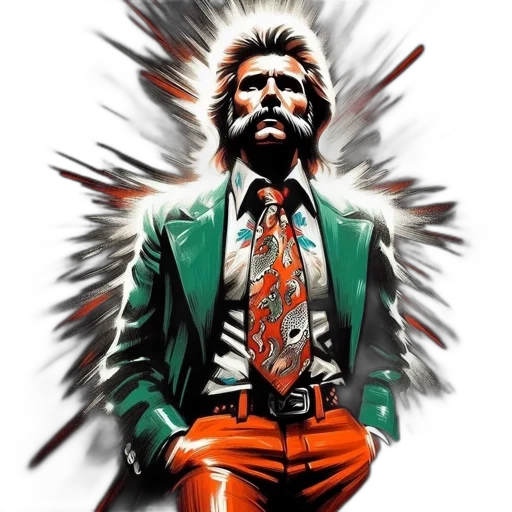 jacket, comic book art, concept art, photorealistic transparent PNG cut-out
