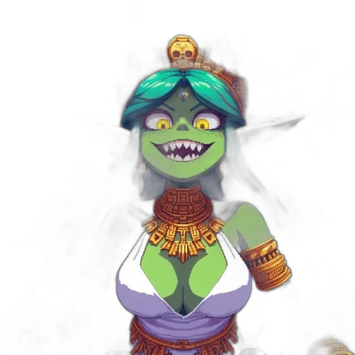 staff, mask, jewelry, creature transparent PNG cut-out