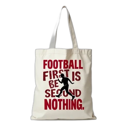white, tote, bag, red transparent PNG cut-out