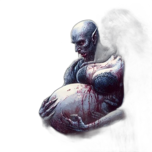 creature, concept art, photorealistic, fantasy art transparent PNG cut-out