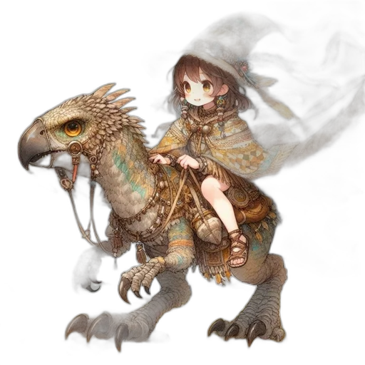 dragon, creature, staff, animal transparent PNG cut-out