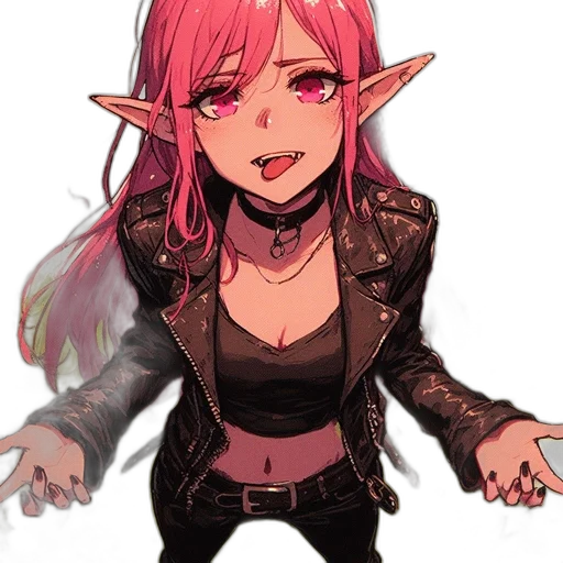 jacket, creature, staff, dragon transparent PNG cut-out