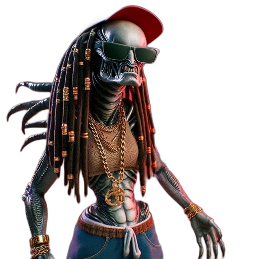 jewelry, mask, concept art, 3d render transparent PNG cut-out
