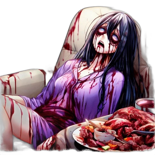 food, creature, concept art, comic book art transparent PNG cut-out