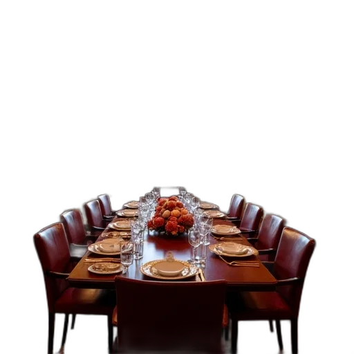 furniture, staff, food, 3d render transparent PNG cut-out