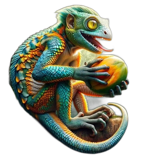 dragon, creature, jewelry, animal transparent PNG cut-out