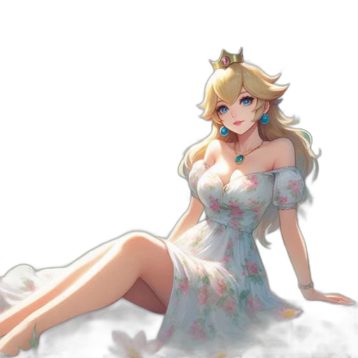 dress, crown, fantasy art, concept art transparent PNG cut-out
