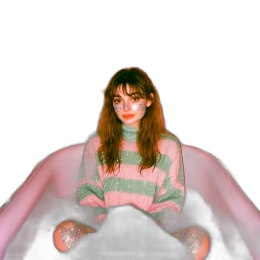 face, jacket, creature, hair transparent PNG cut-out