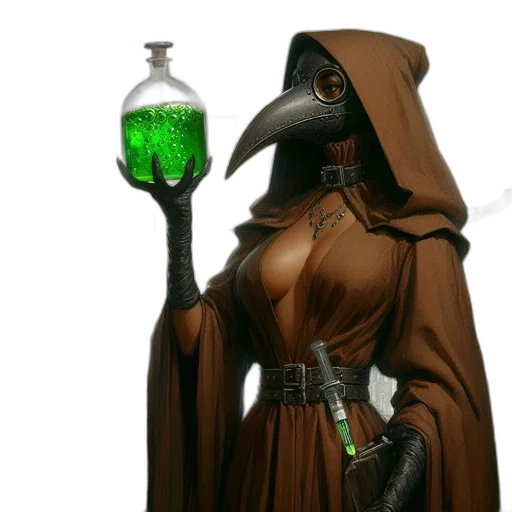 staff, mask, bottle, weapon transparent PNG cut-out