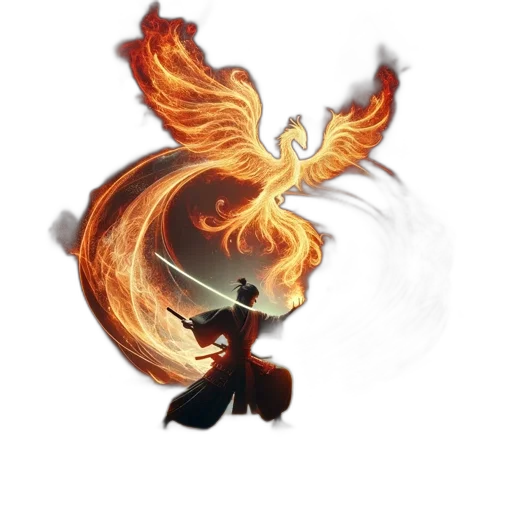 dragon, staff, weapon, hair transparent PNG cut-out