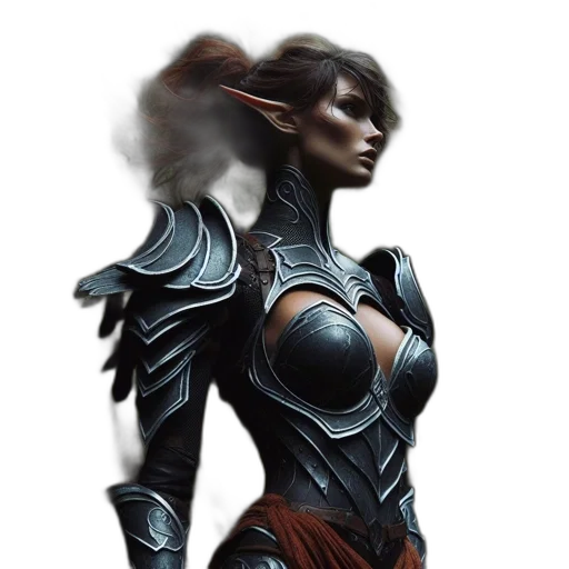 dress, robot, fantasy art, concept art transparent PNG cut-out