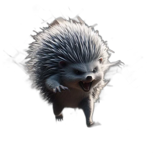 creature, animal, hair, dragon transparent PNG cut-out