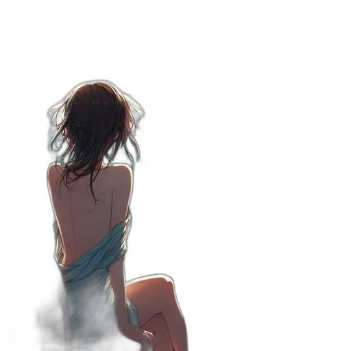 dress, creature, watercolor, concept art transparent PNG cut-out