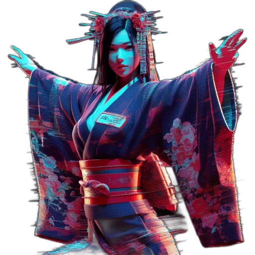 dress, staff, jacket, dragon transparent PNG cut-out