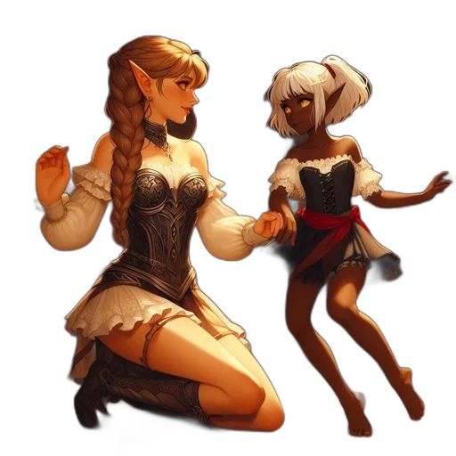dress, concept art, fantasy art, pixel art transparent PNG cut-out