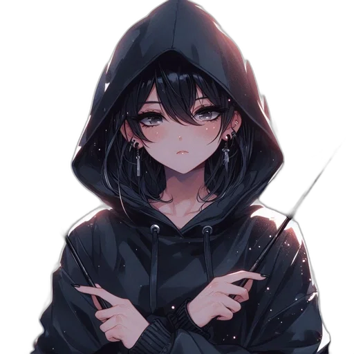 jacket, umbrella, weapon, staff transparent PNG cut-out