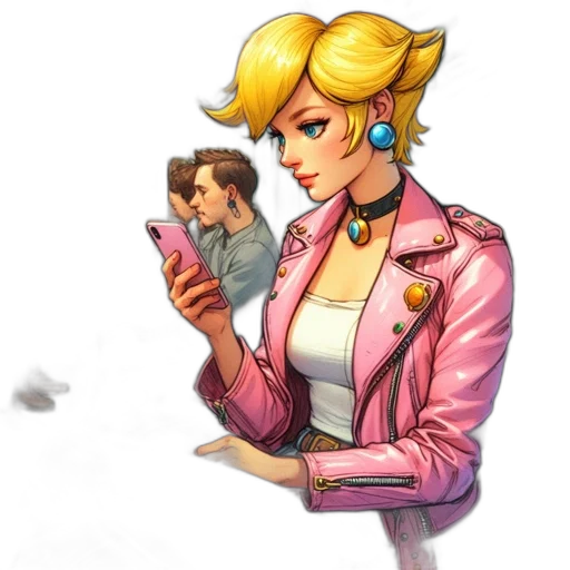 jacket, staff, weapon, face transparent PNG cut-out