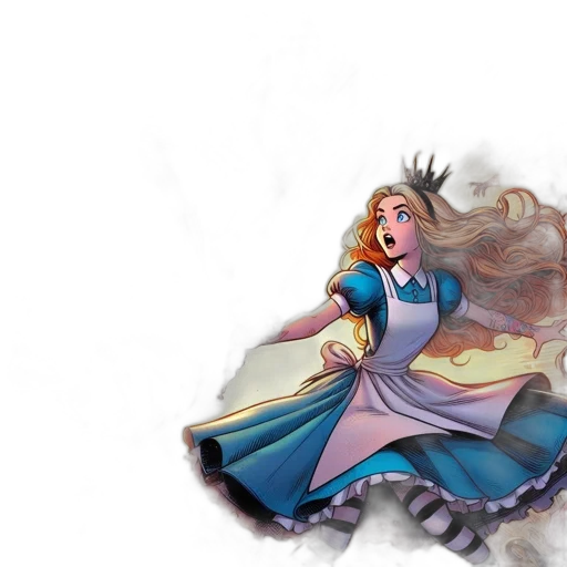 dress, concept art, fantasy art, watercolor transparent PNG cut-out