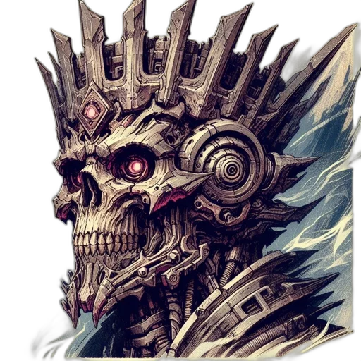crown, face, robot, mask transparent PNG cut-out
