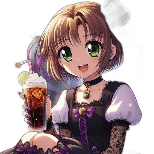 dress, staff, food, crown transparent PNG cut-out