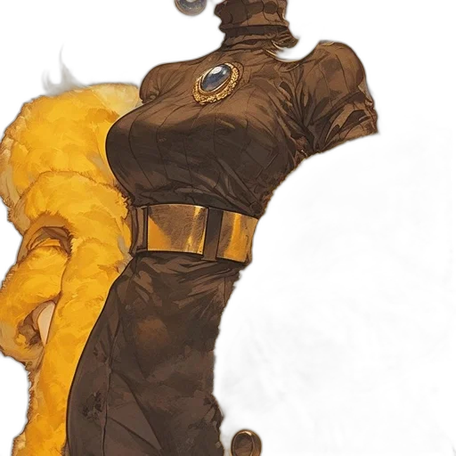 staff, mask, creature, jacket transparent PNG cut-out