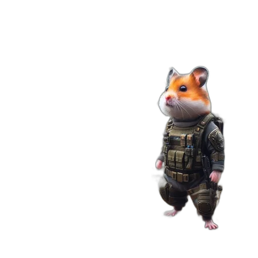 animal, creature, jacket, weapon transparent PNG cut-out
