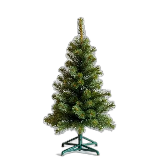 tree, small, unlit, christmas transparent PNG cut-out