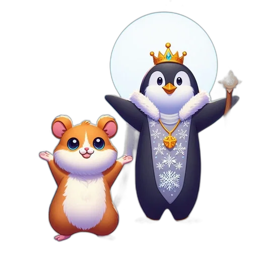 crown, staff, concept art, 3d render transparent PNG cut-out