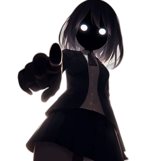 mask, dress, creature, staff transparent PNG cut-out