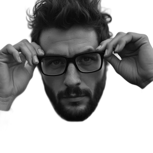 face, mask, staff, hair transparent PNG cut-out