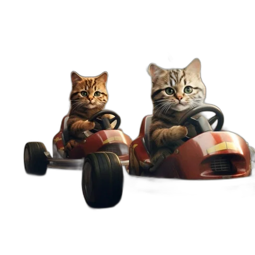 car, photorealistic, concept art, oil painting transparent PNG cut-out