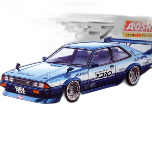 car, photorealistic, concept art, vaporwave transparent PNG cut-out