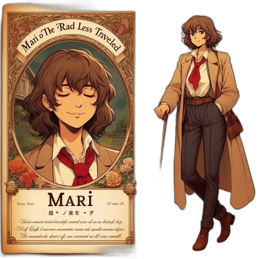 staff, concept art, anime, fantasy art transparent PNG cut-out