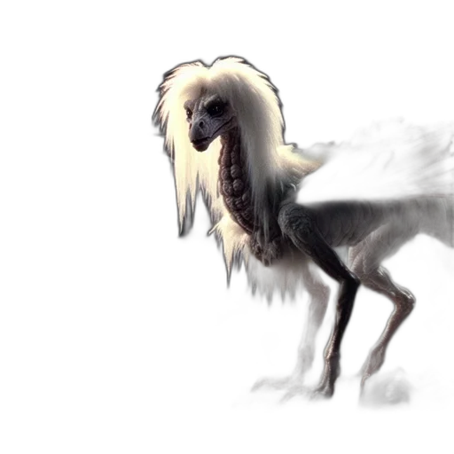 creature, animal, dragon, hair transparent PNG cut-out