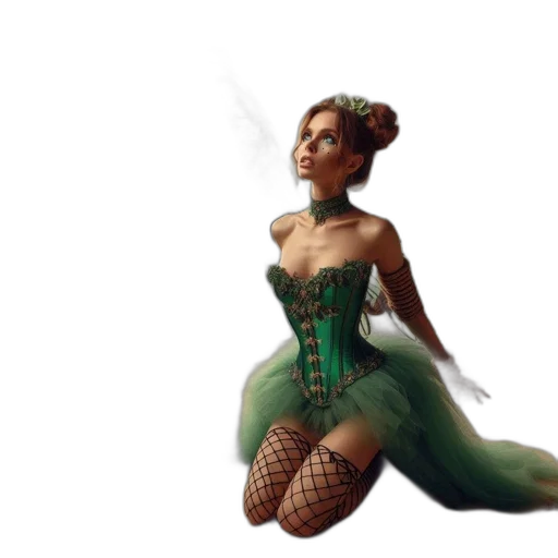 dress, concept art, fantasy art, 3d render transparent PNG cut-out